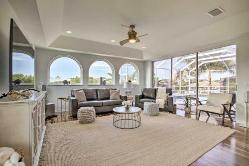 Elegant Waterfront Oasis With Pool And Boat Dock!