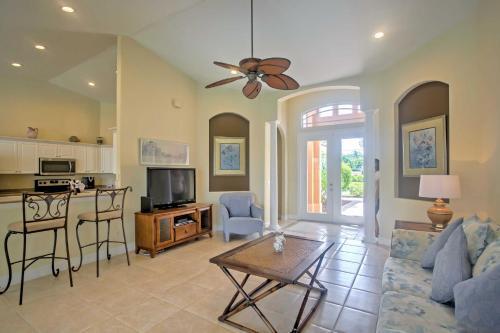 Lakefront Gulf Breeze Villa With Dock And Private Pool