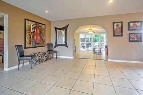 Tropical Cape Coral Home With Private Dock On Canal!