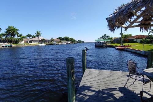 Canal-front Getaway With Heated Pool & Dock Home