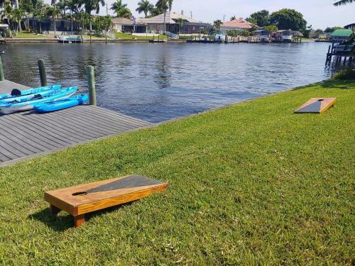 Canal-front Getaway With Heated Pool & Dock Home