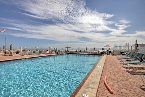 Apartamento Daytona Beach Studio With Oceanfront Balcony And Pool!