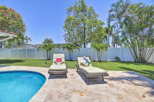 Quiet Tropical Oasis With Pool - 1 Mile To Beach!