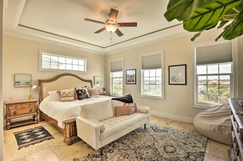 Spacious Palm Coast Oasis - Steps To Beach!