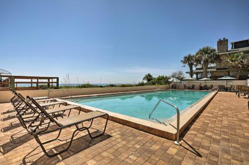 Apartamento Oceanfront St Augustine Condo With Pool-walk To Beach