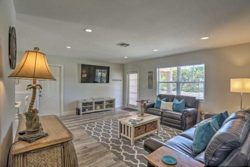 Updated St James City Home On Canal With Pool And Dock