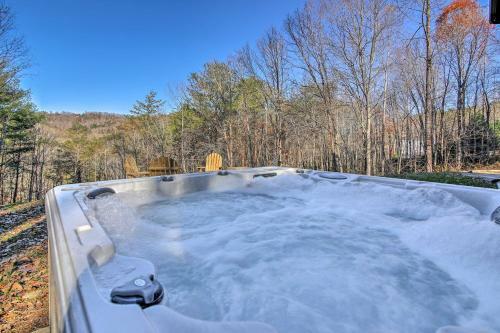Deer Park Cabin! Blue Ridge Home With Hot Tub And Views