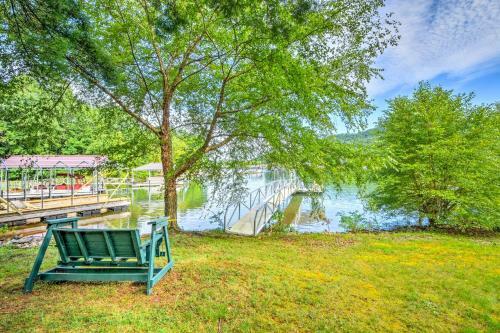 Luxury Lakefront Hiawassee Cottage With Boat Dock!