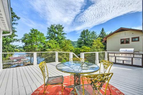Luxury Lakefront Hiawassee Cottage With Boat Dock!
