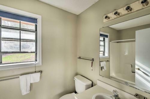 Rustic Lake House With Dock, Yard And Fire Pit