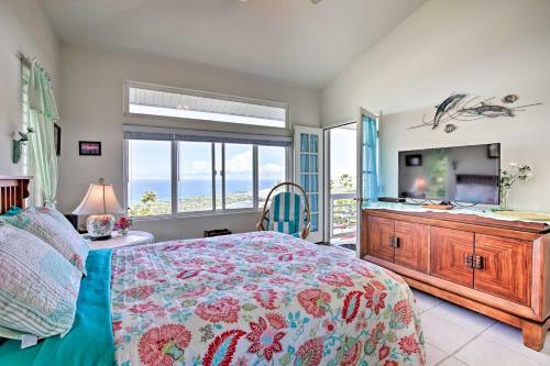 Custom-built Kona Coast Home - Mins To Magic Sands