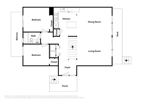New Listing! Remodeled A-frame With Deck & Balcony Home
