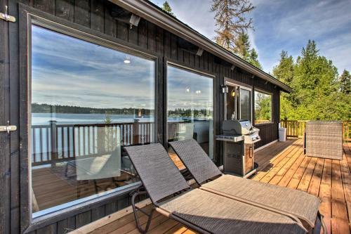 Hillside Home With Dock, 10 Min To Coeur Dalene