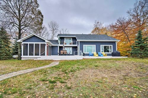 Peaceful Lake Mich Retreat With Private Waterfront!