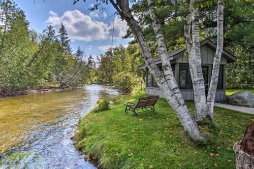 Riverfront Traverse City Cabin With Kayaks And Fire Pit