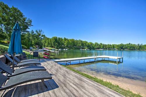 Waterfront Silver Lake Home With Private 40 Dock!