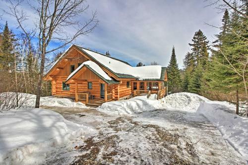Lakefront Log Cabin With Dock About 9mi To Lutsen Mtn