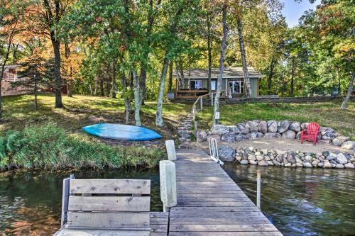Waterfront Pequot Lakes Cabin With Dock And Sandy Beach