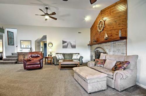 Lakefront Sunrise Beach Home With Dock And Water Slide!