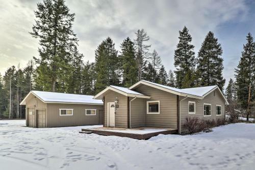 Columbia Falls Private Retreat With Pool Table!