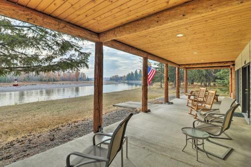 Kalispell Riverfront Home By Glacier National Park