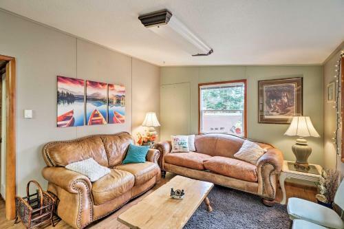Flathead Lake House With Private Beach And Boat Dock!