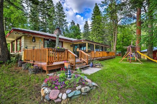 Flathead Lake House With Private Beach And Boat Dock!