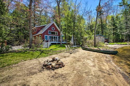 Lakefront Meredith Home Private Beach And Fire Pit!