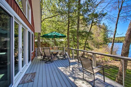 Lakefront Meredith Home Private Beach And Fire Pit!