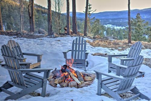Custom Mountain Home Views, Hot Tub And Fire Pit!