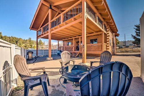 Pet-friendly Cloudcroft Cabin Walk To Shops And Food!