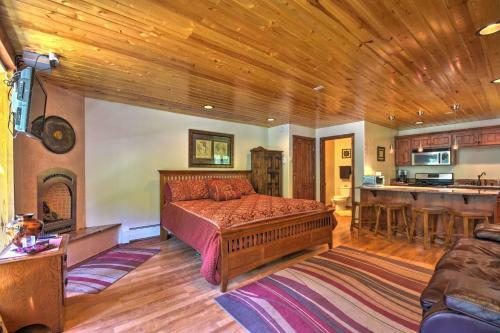 Apartamento Cozy Streamside Studio 1 Mi From Taos Ski Resort!
