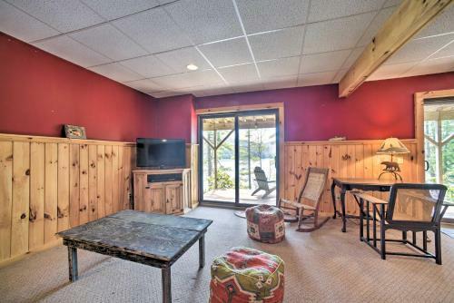 Adirondack Oasis Lake House With Dock And Deck!