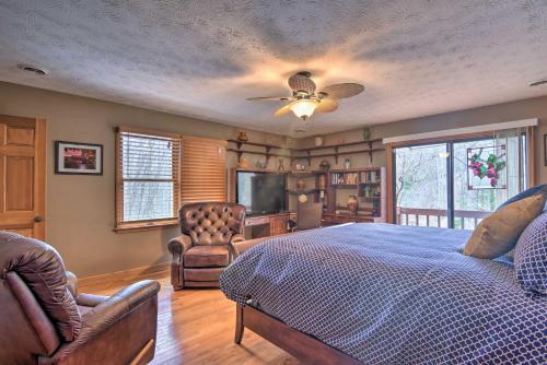 Luxury Asheville Home With Game Room, Fire Pit And Deck