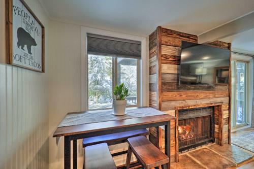 Apartamento Cozy Banner Elk Studio With Deck - 1 Mi To Ski!