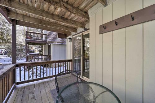 Apartamento Cozy Banner Elk Studio With Deck - 1 Mi To Ski!