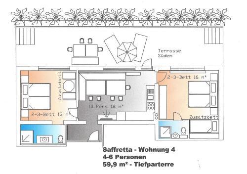 Apartamento Saffretta Ferienwohnungen