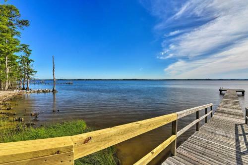 Riverfront Blounts Creek Home With Dock And Beach!