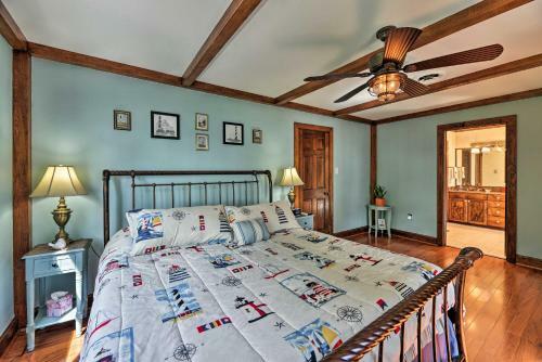 Riverfront Blounts Creek Home With Dock And Beach!
