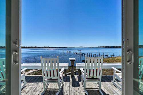 Atlantic Coast Dome Home Across From Sound With View