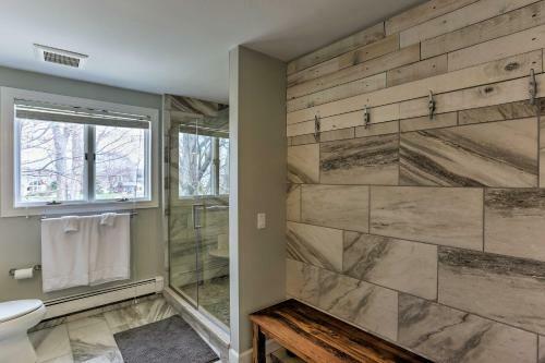 Modern Waterfront Home With Patio, Fire Pit And Dock