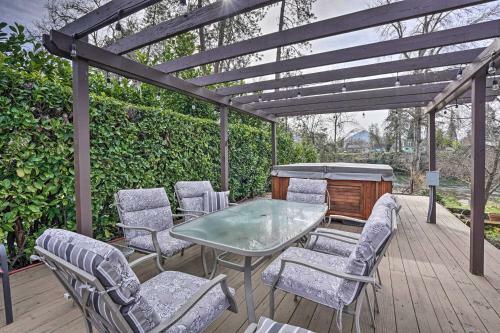 Serene Riverfront Escape With Hot Tub And Views!