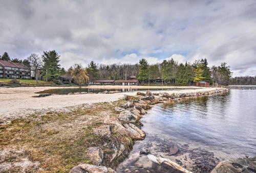 Rustic Lake Harmony Home With Fire Pit And Hot Tub!