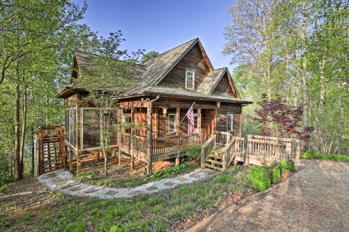 Waterfront Lake Hartwell Cabin With Dock-near Clemson