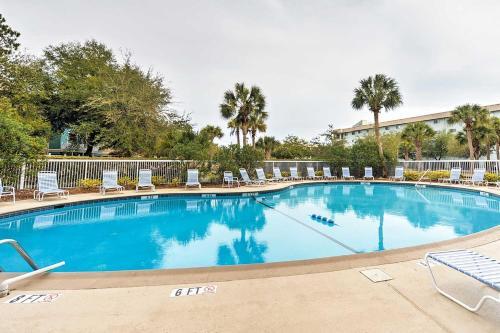 Apartamento Walk To Beach From Hilton Head Condo With Resort Pool