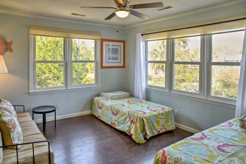 Canalfront Surfside Beach Home - Walk To Beach!