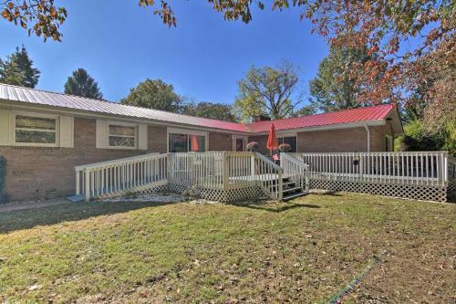 Updated Elizabethton House With Deck On Watauga River