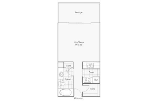 Apartamento Brand New Downtown Studio With River Views
