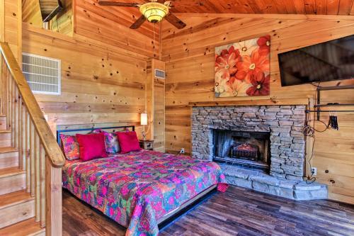 Secluded And Private Smoky Mtn-view Cabin With Fire Pit