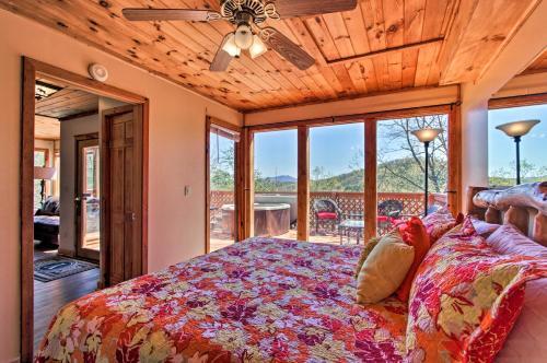 Secluded And Private Smoky Mtn-view Cabin With Fire Pit